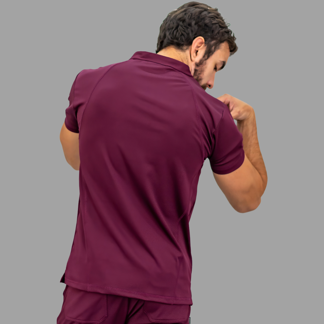 Filipina Quirurgica Hombre Vino Super stretch (Scrubs Est. 910)