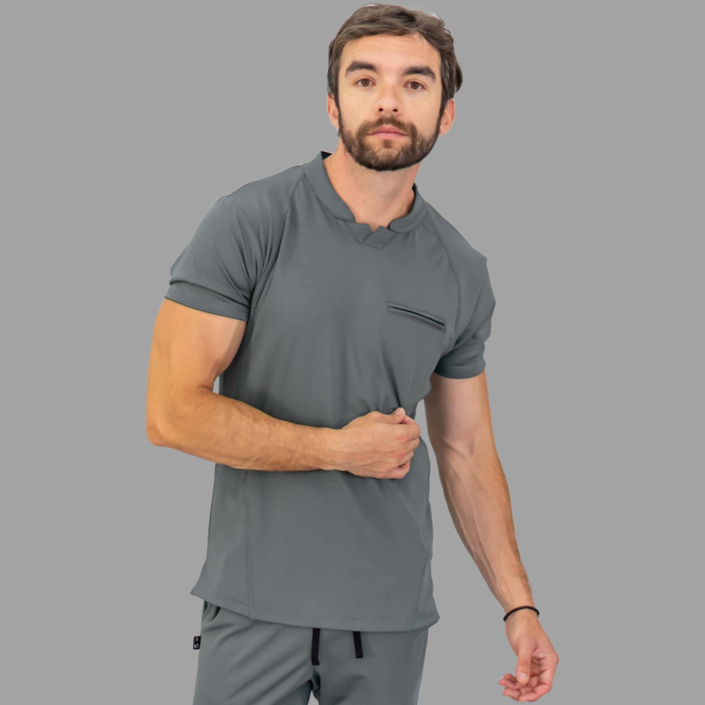 Filipina Quirúrgica 910 Hombre Gris Medio, Scrubs Super Stretch