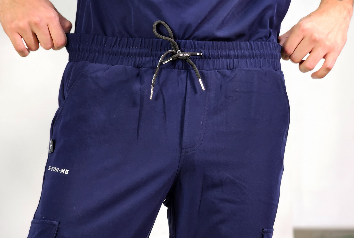Pantalon Antifluido Hombre 300 Azul Marino