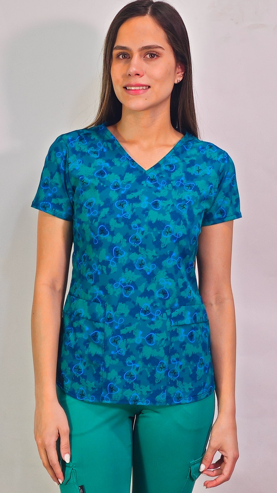 Filipina de Scrubs 600 Dama Estampado Estetos