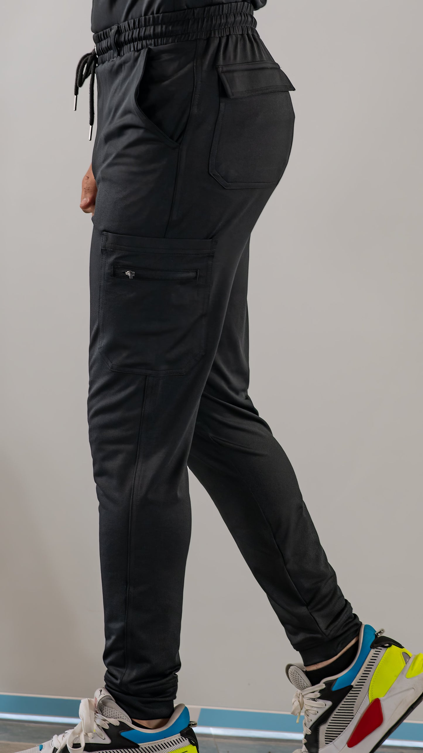 Jogger Quirurgico Hombre 901 Negro Super Stretch