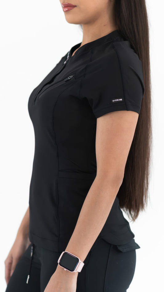 Filipina Quirúrgica Super Stretch Negro Mujer, Scrubs 905