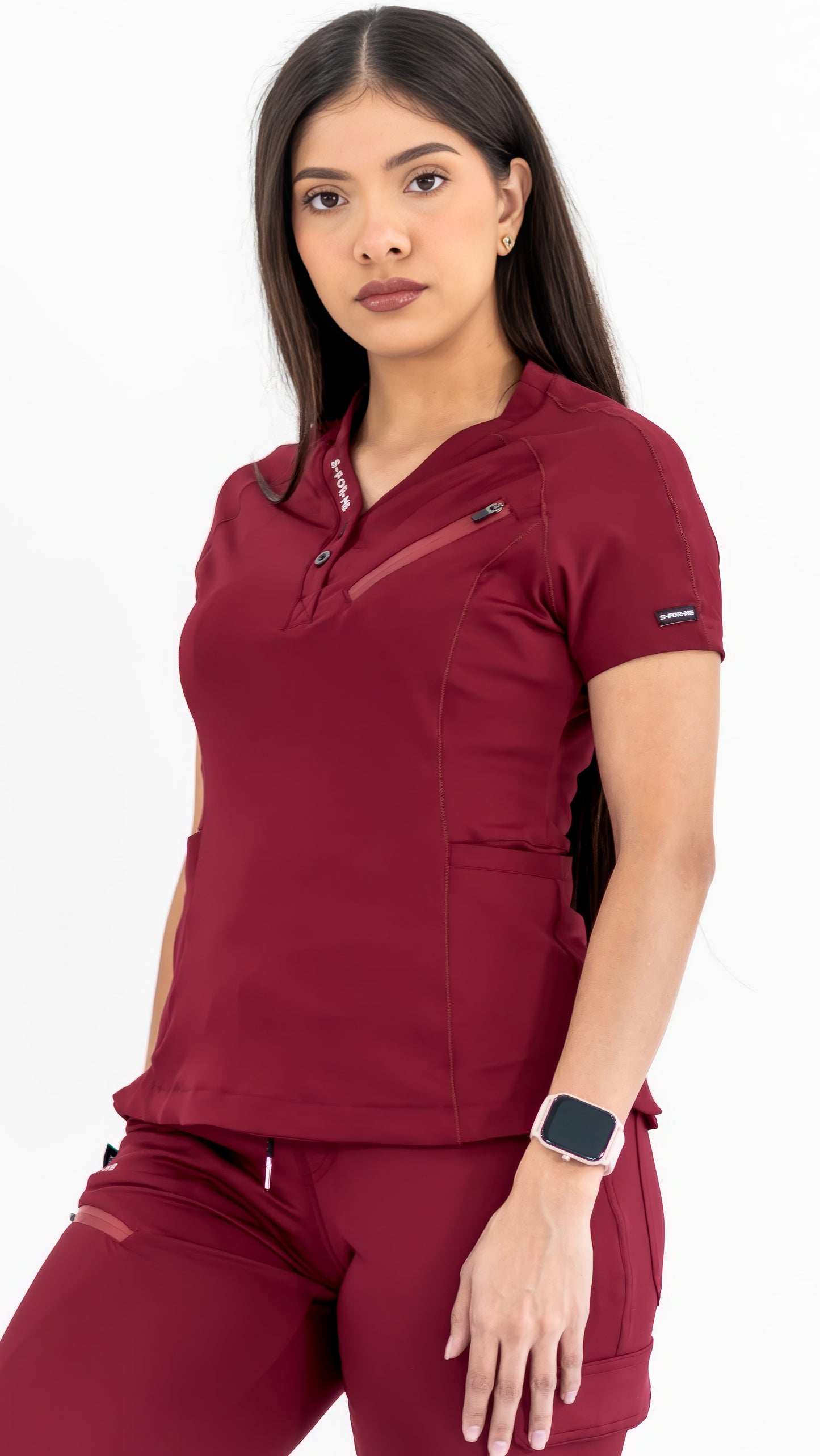 Filipina Quirúrgica Super Stretch Vino Mujer, Scrubs 905