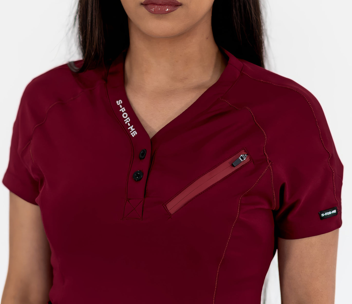 Filipina Quirúrgica Super Stretch Vino Mujer, Scrubs 905