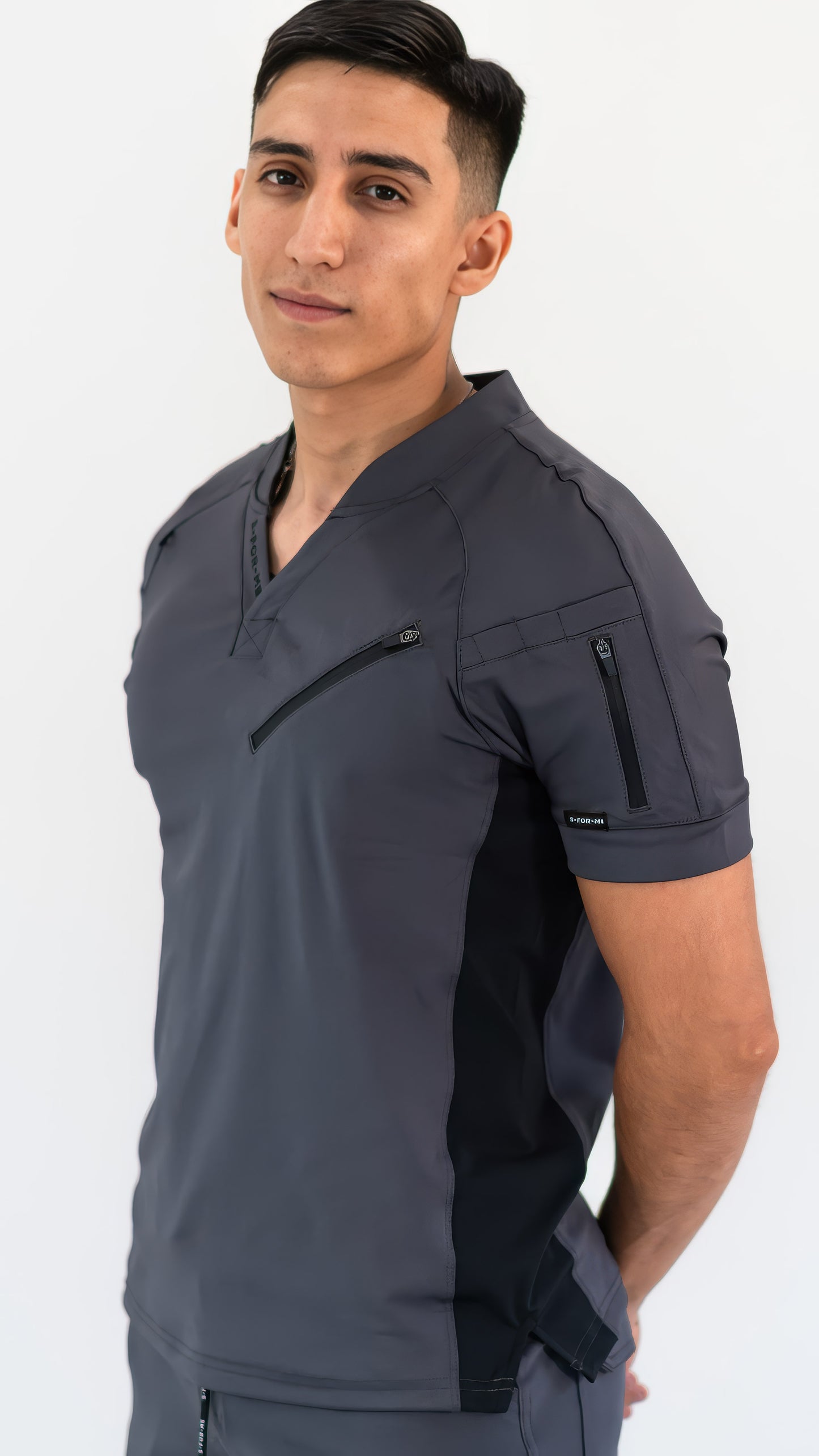 Filipina Quirúrgica Super Stretch Gris Hombre, Scrubs 905