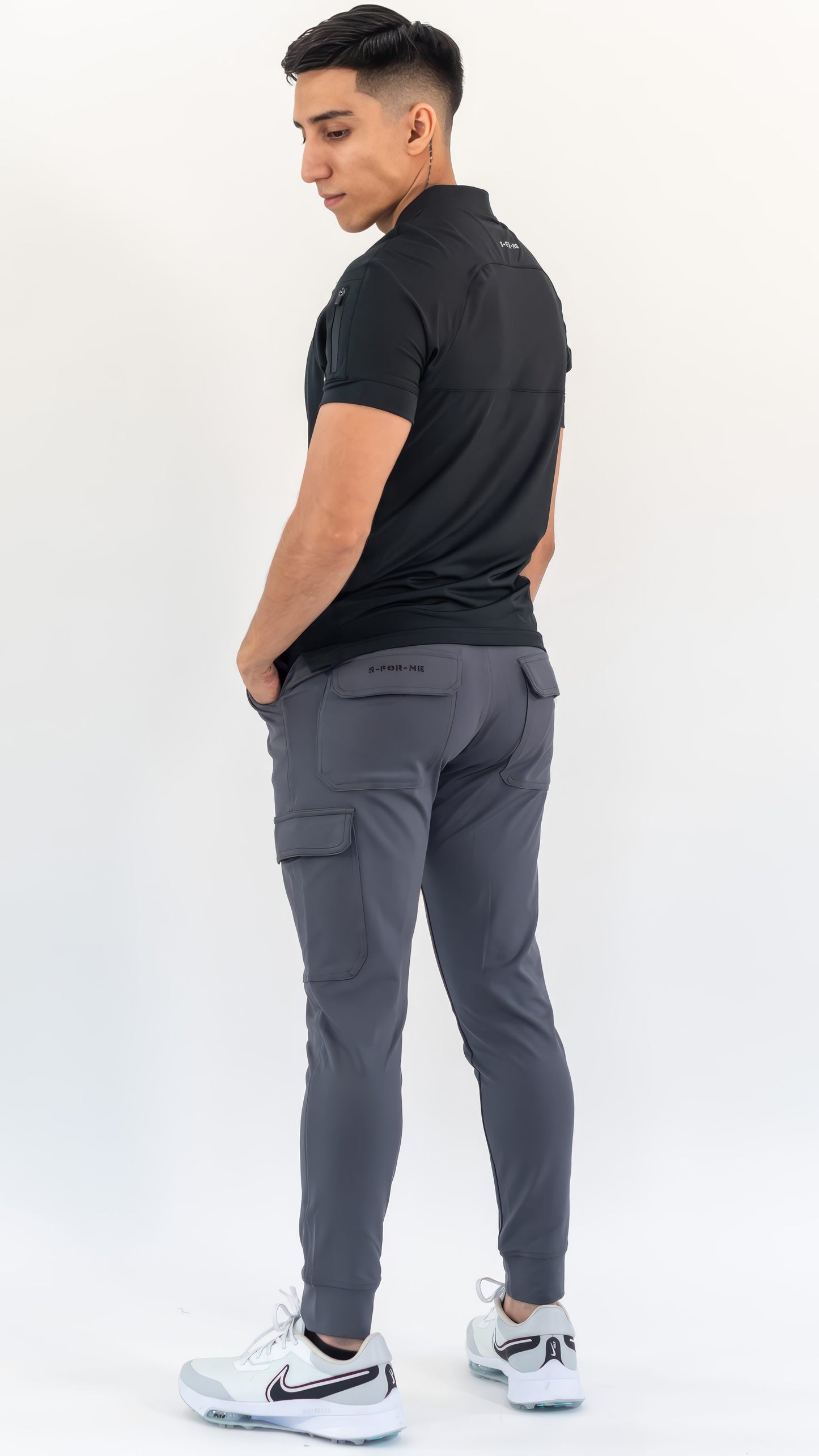 Filipina Quirúrgica Super Stretch Negra Hombre, Scrubs 905