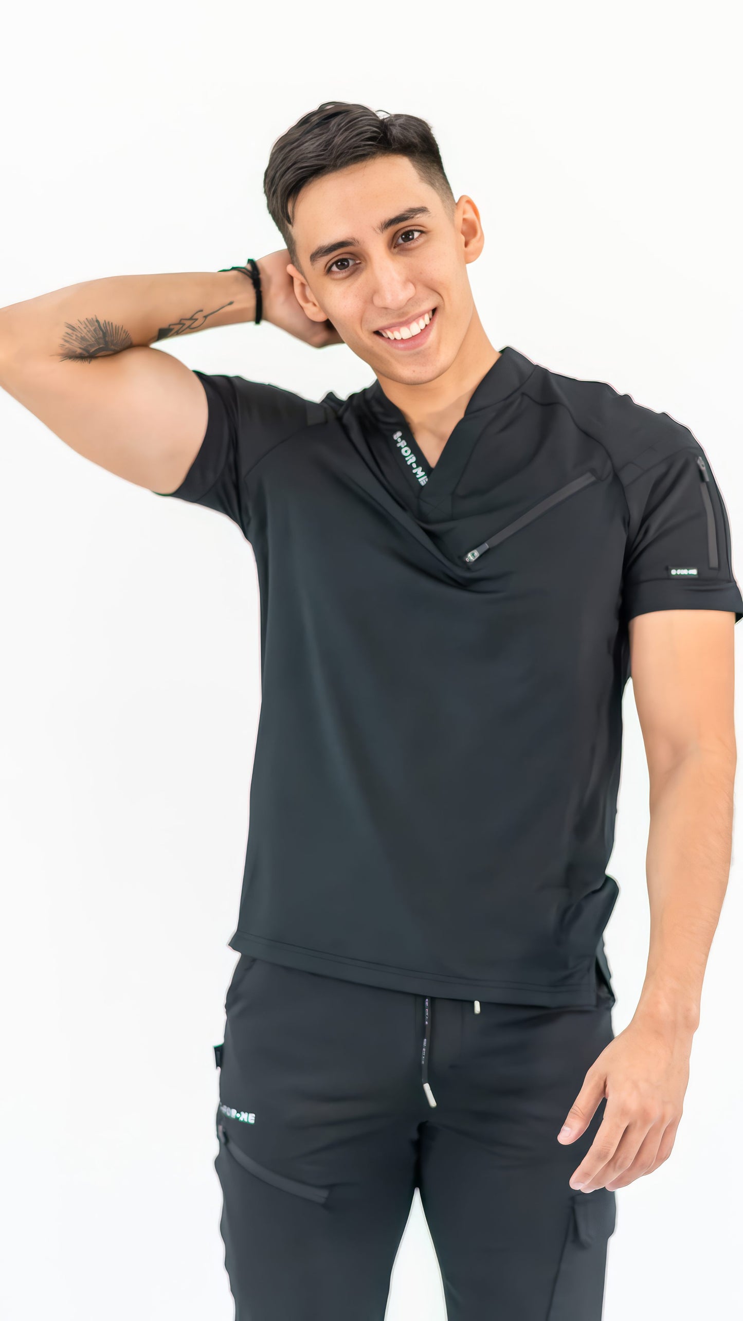 Filipina Quirúrgica Super Stretch Negra Hombre, Scrubs 905