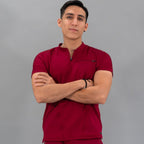 Filipina Médica 920 Burdeos Super Stretch para Hombre