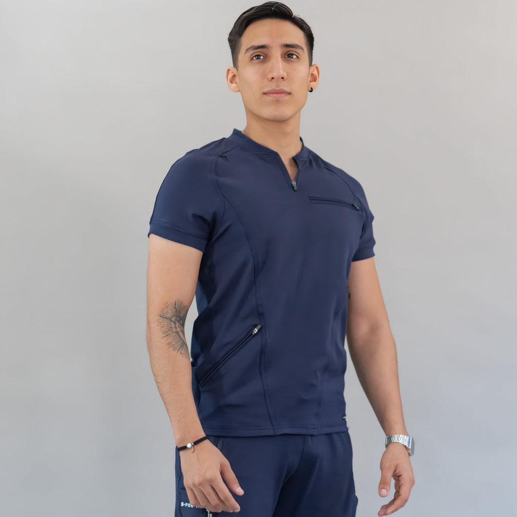 Filipina Médica 920 Azul Marino Super Stretch para Hombre