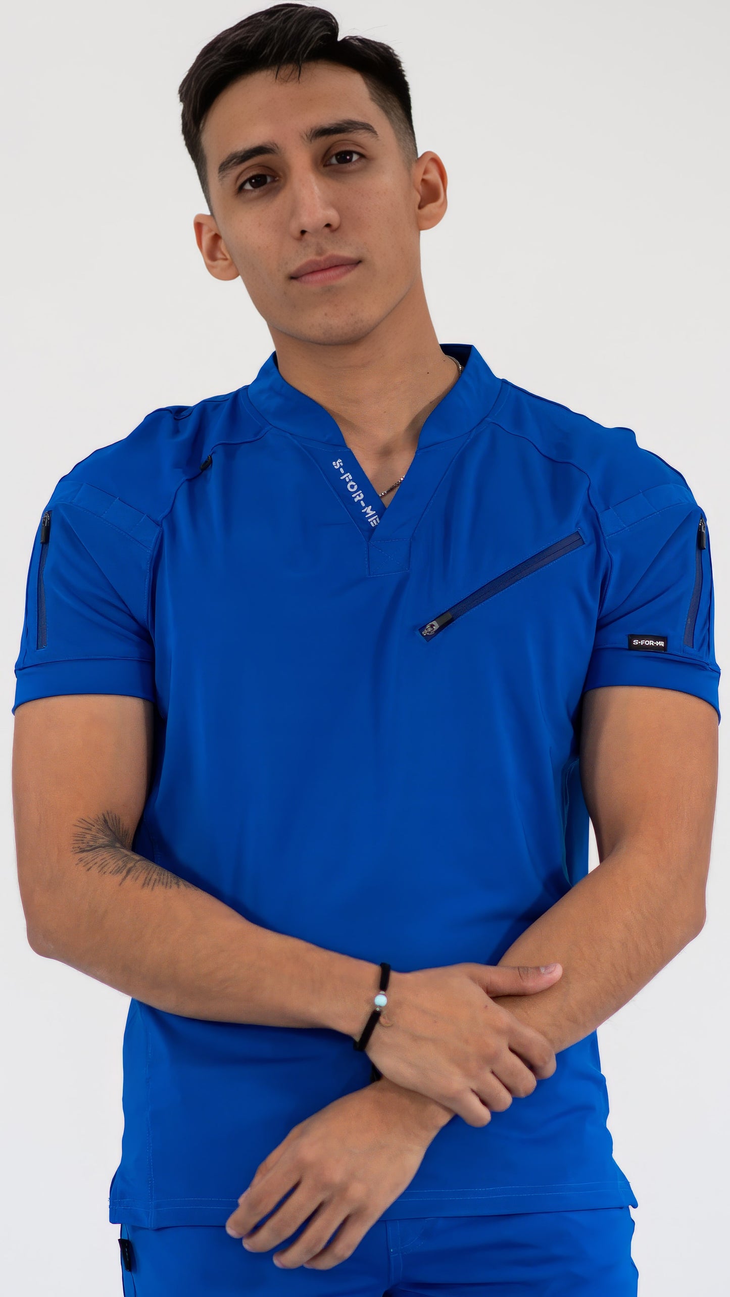 Filipina Quirúrgica Super Stretch Azul Rey Hombre, Scrubs 905