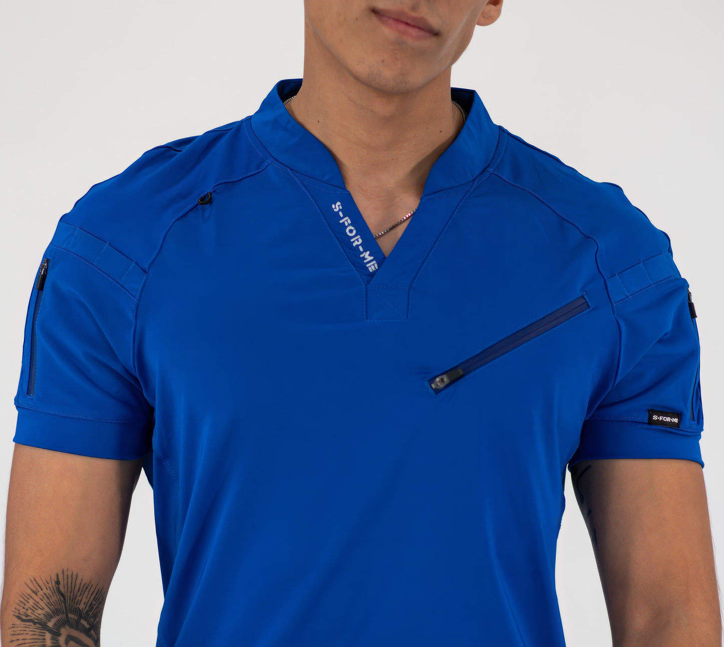 Filipina Quirúrgica Super Stretch Azul Rey Hombre, Scrubs 905