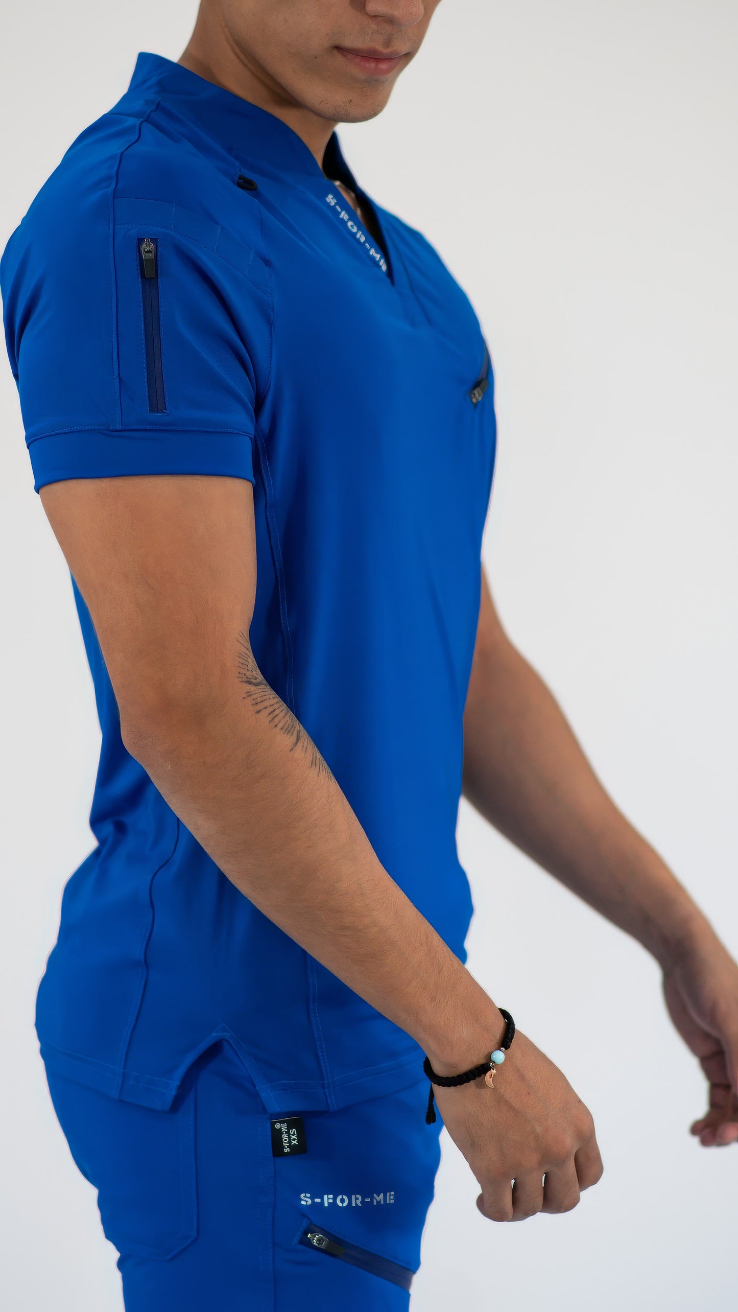 Filipina Quirúrgica Super Stretch Azul Rey Hombre, Scrubs 905