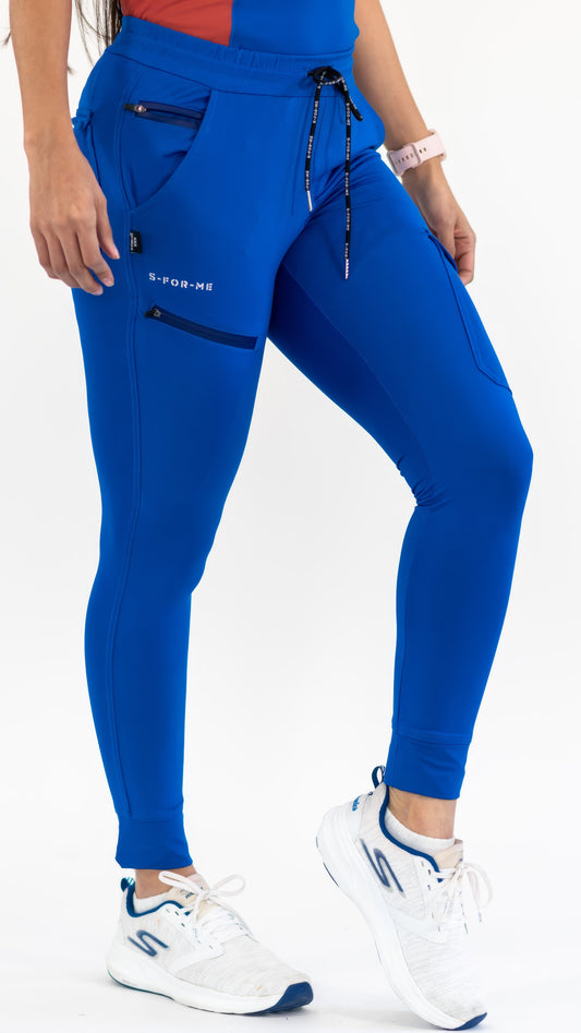 Jogger Quirúrgico Super Stretch Azul Rey Mujer, Scrubs 905