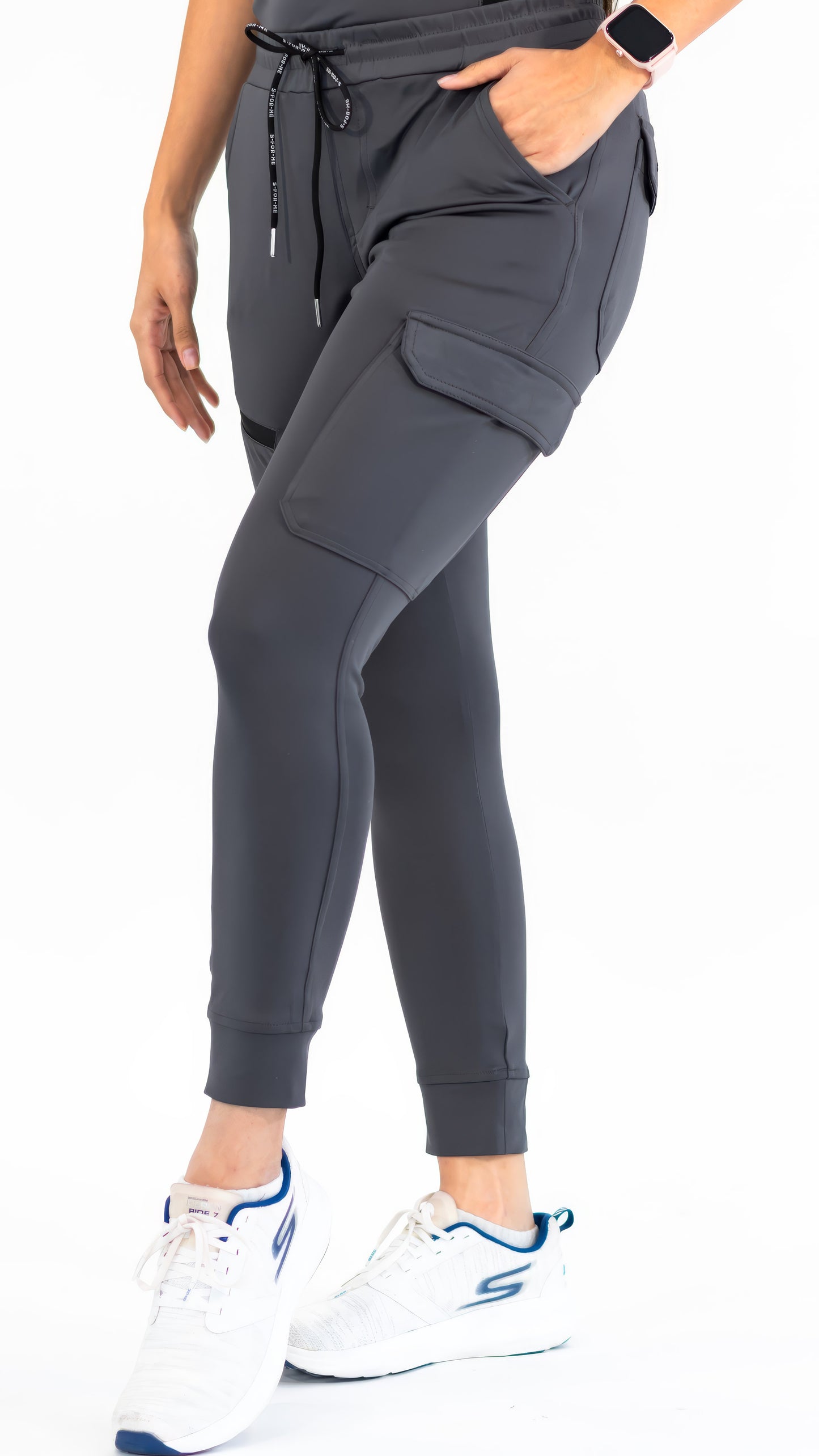 Jogger Quirúrgico Super Stretch Gris Mujer, Scrubs 905