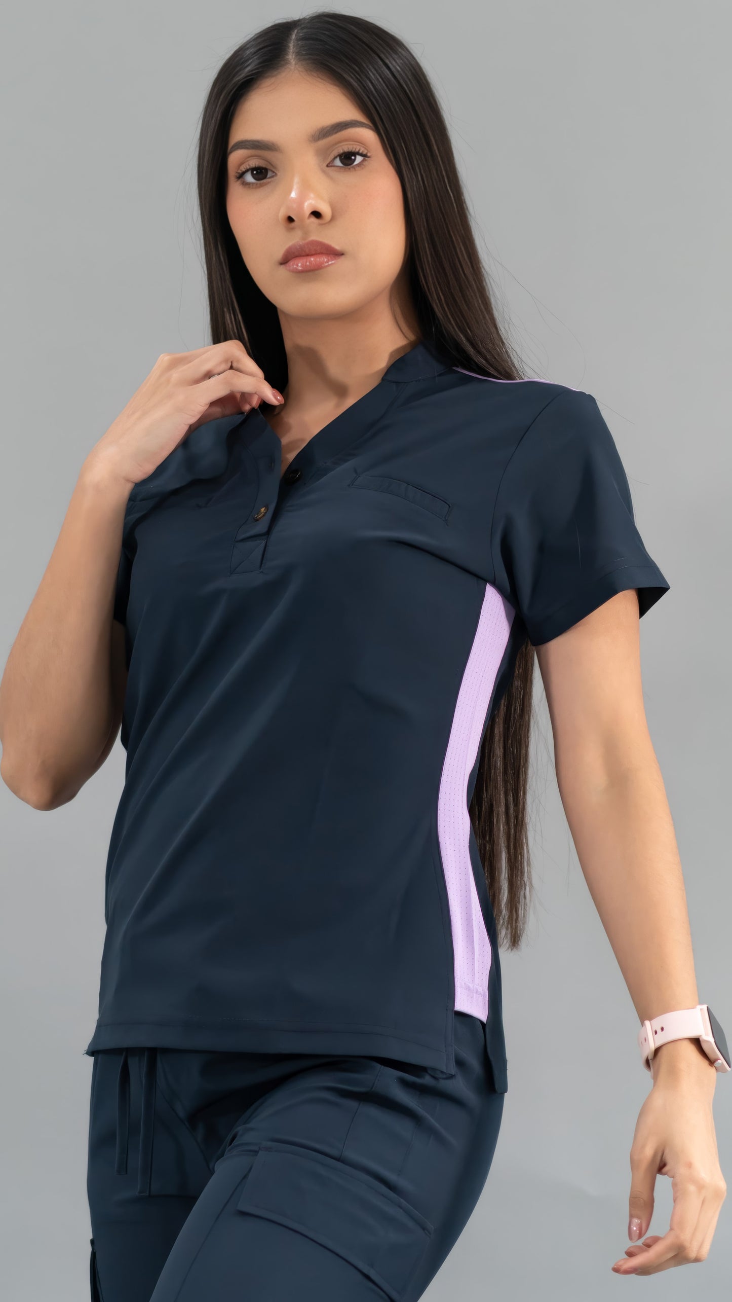 Filipina Quirúrgica Azul Mno/Lila Mujer, Scrubs 520