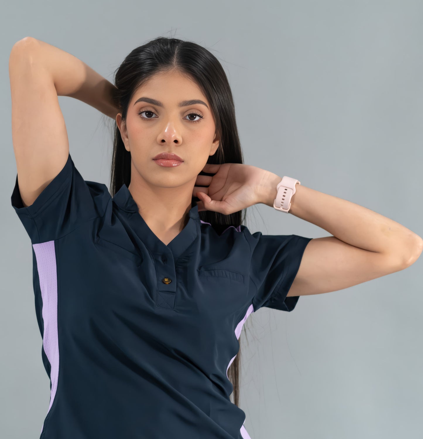 Filipina Quirúrgica Azul Mno/Lila Mujer, Scrubs 520