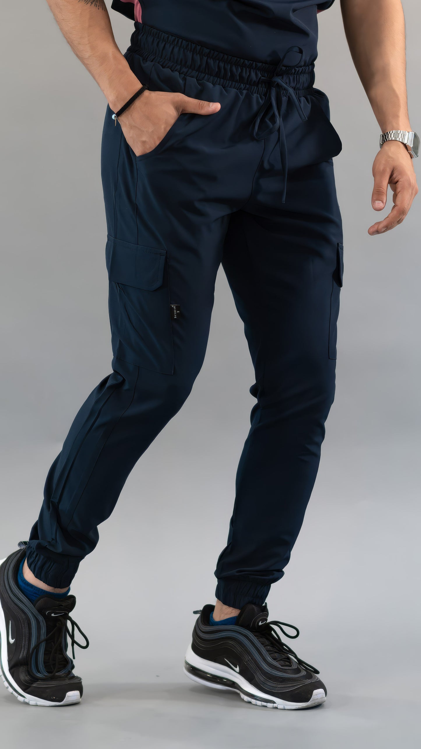 Jogger Quirúrgico Skinny, Azul Mno F.W Hombre, Scrubs 520