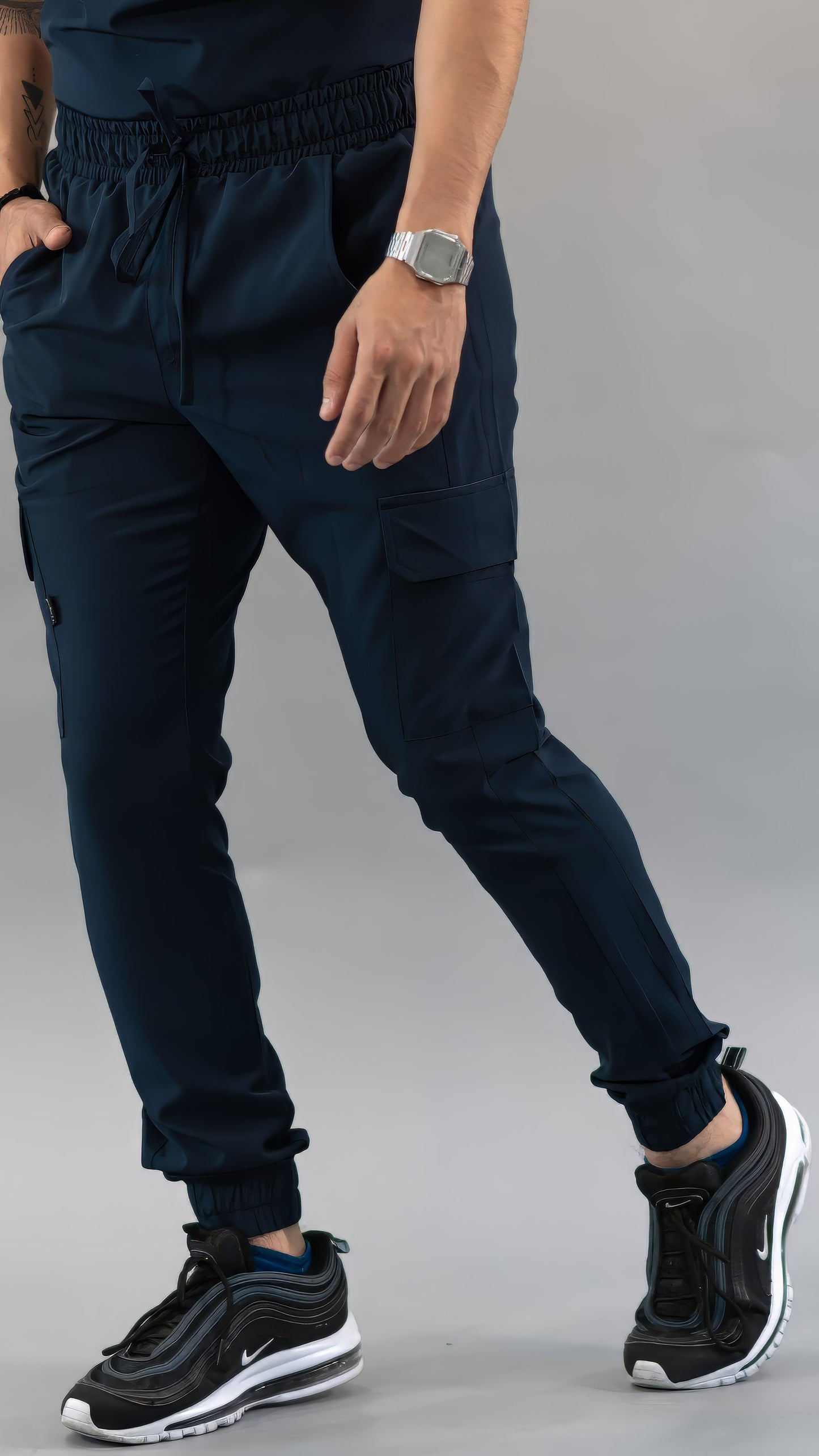 Jogger Quirúrgico Skinny, Azul Mno F.W Hombre, Scrubs 520