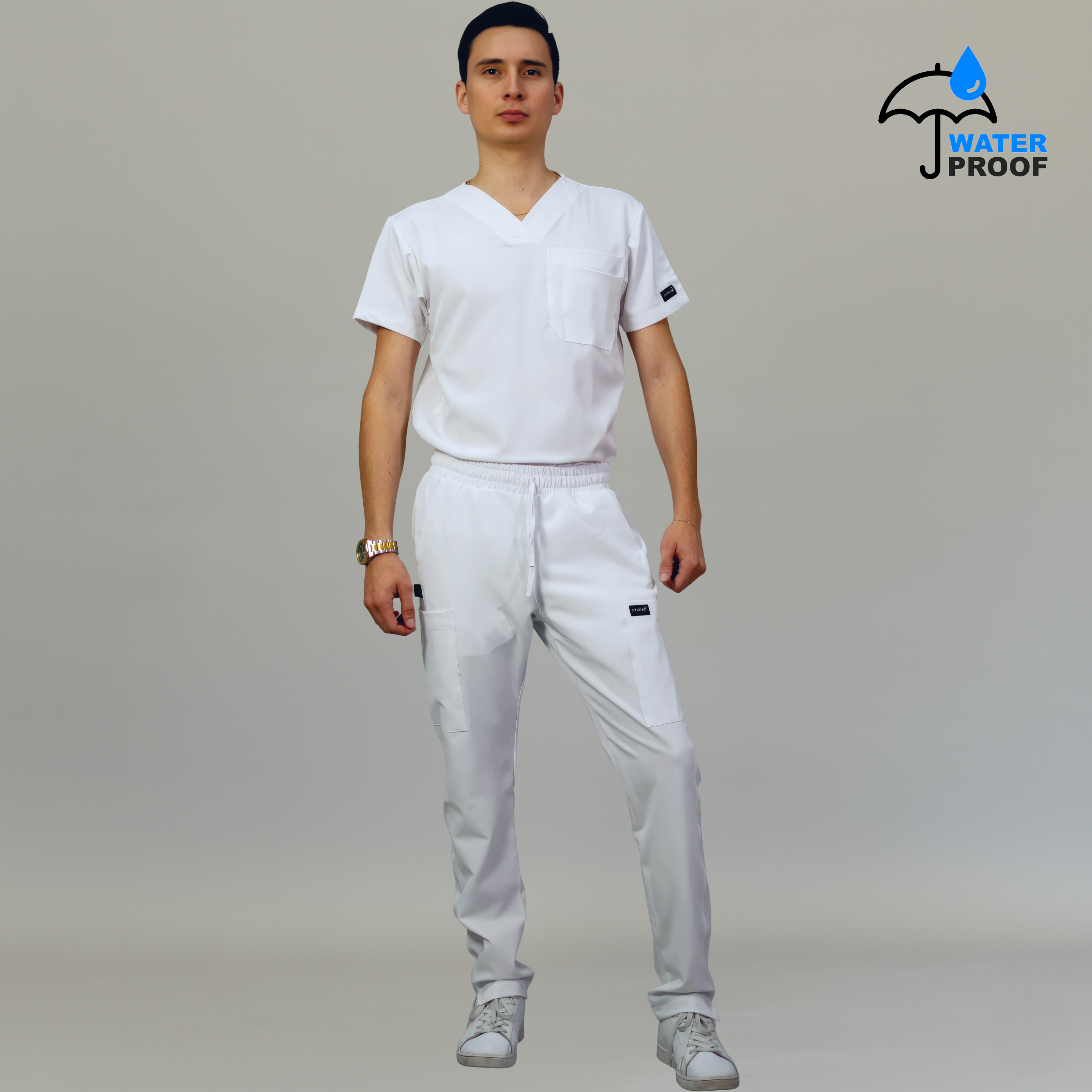 Conjunto Quirúrgico Hombre – Estilo 530 Blanco