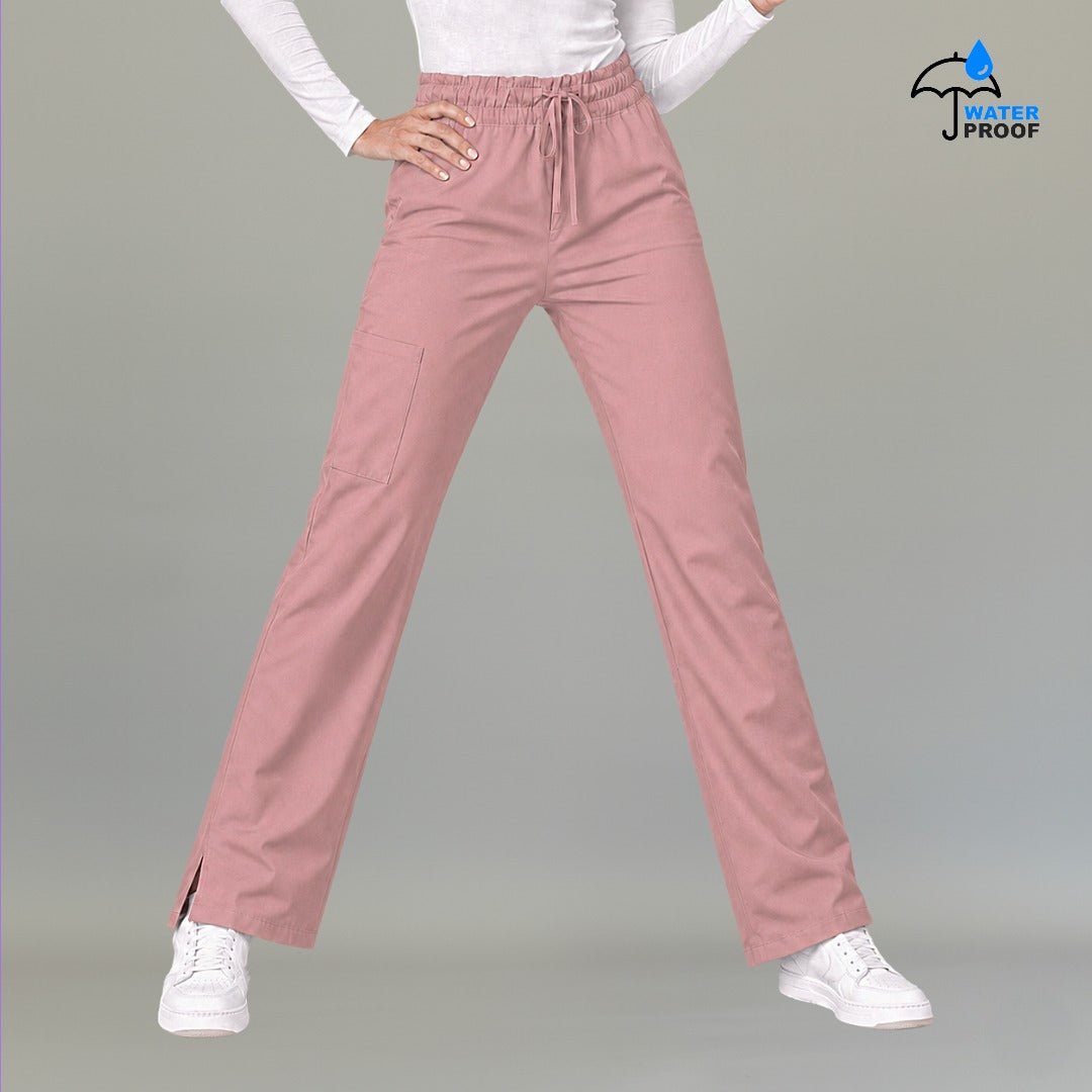 Pantalón 502 Quirúrgico Mujer Palo de Rosa Antifluido Relaxed