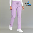 Pantalón 502  Pierna Amplia Quirúrgico Mujer Lila Antifluido Relaxed