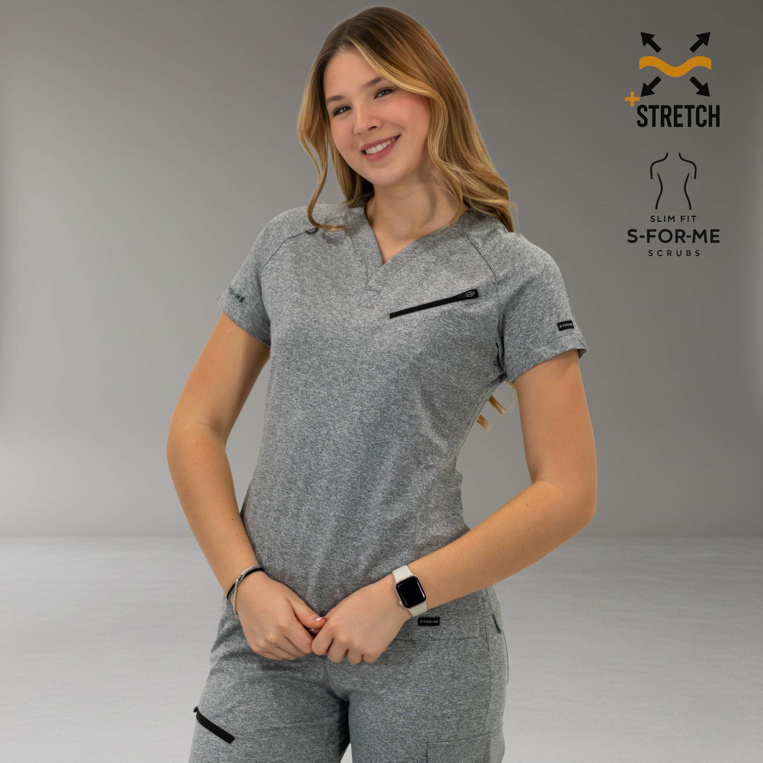 uniforme blanco de enfermeria