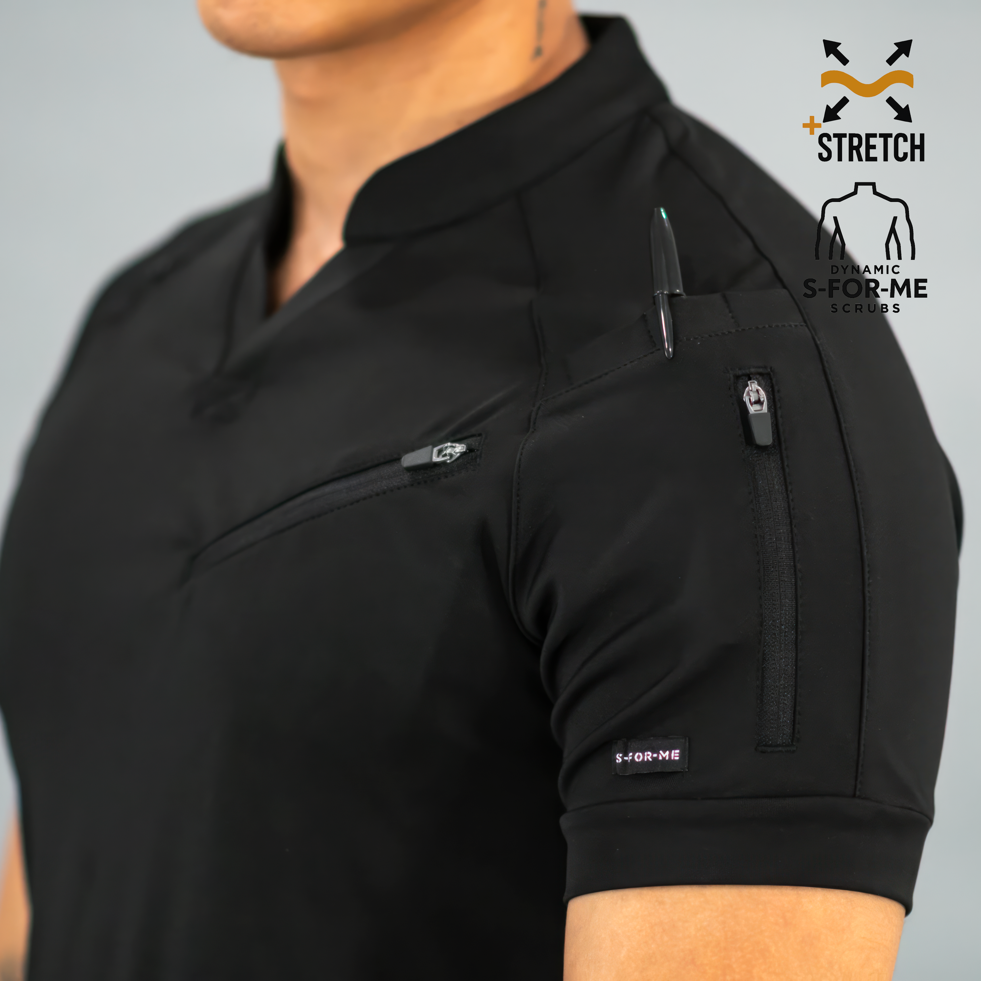 pijama quirúrgica negra