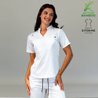 filipina bamboo mujer 511 blanca detalle bolsillos Sandel Medica
