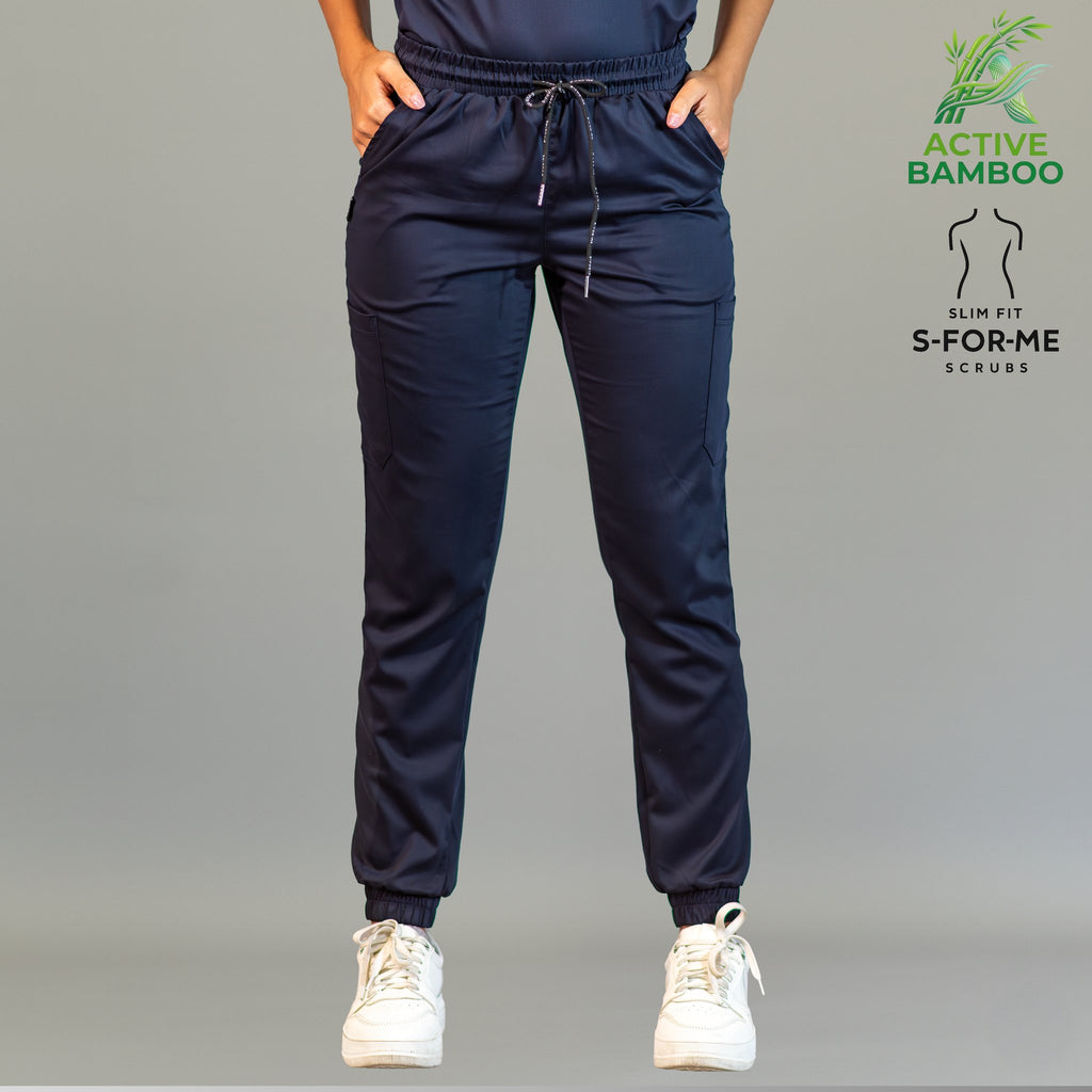 jogger bamboo mujer 511 azul marino vista posterior Sandel Medica