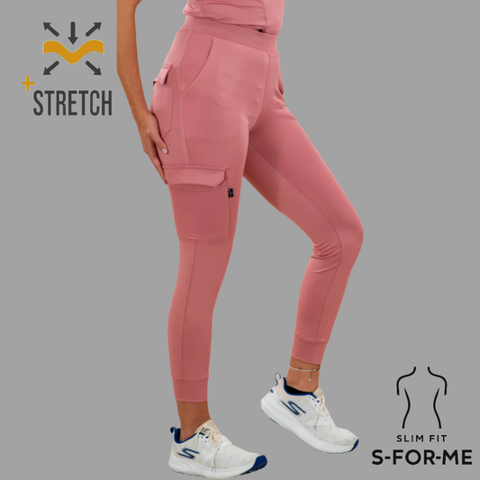 Jogger Quirúrgico, Scrubs Super Stretch Mujer 901 Palo de Rosa