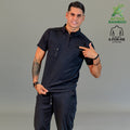 filipina bamboo hombre 510 negro detalle bolsillos Sandel Medica
