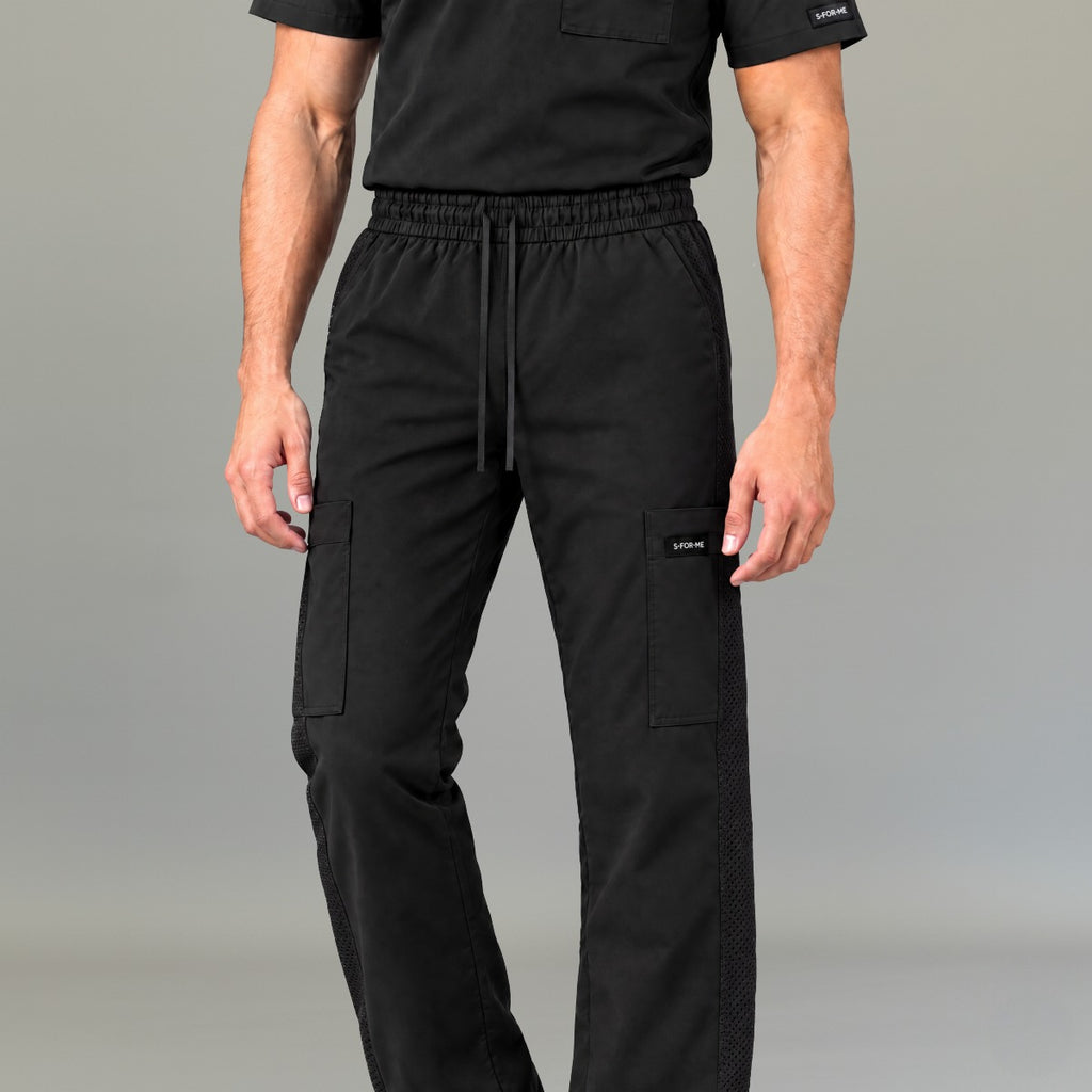 Pantalon Hombre 530 Quirúrgico Negro Relaxed, Scrubs 530