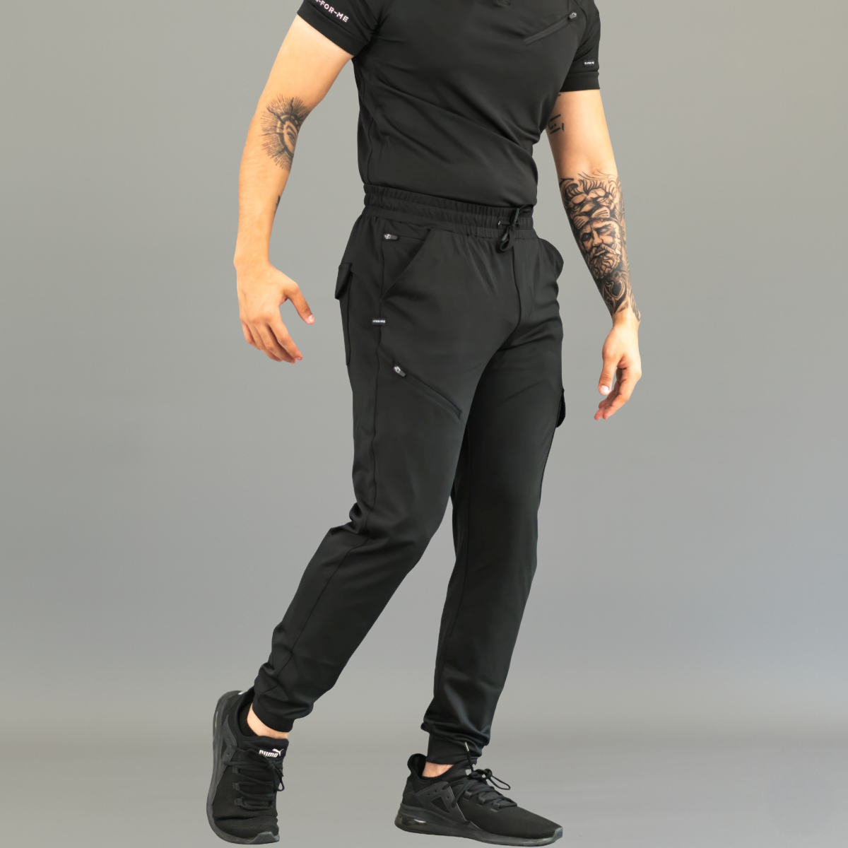 Jogger Negro Super Stretch Hombre, Scrubs 905