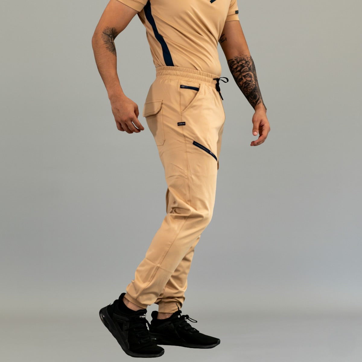 Jogger Beige Super Stretch Hombre, Scrubs 905