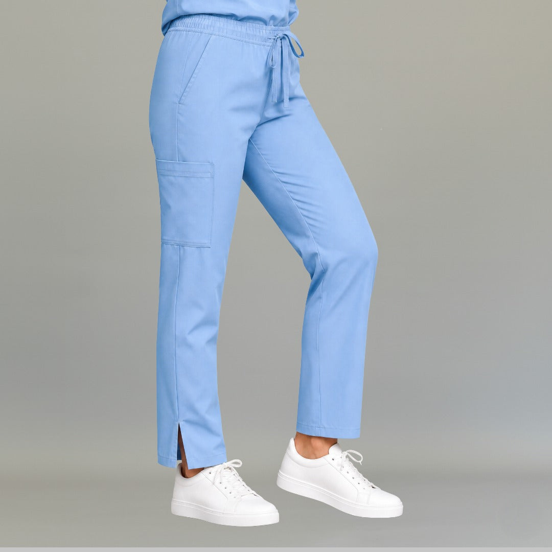 Pantalón Azul Cielo 502 Pierna Amplia Quirúrgico Mujer Relaxed