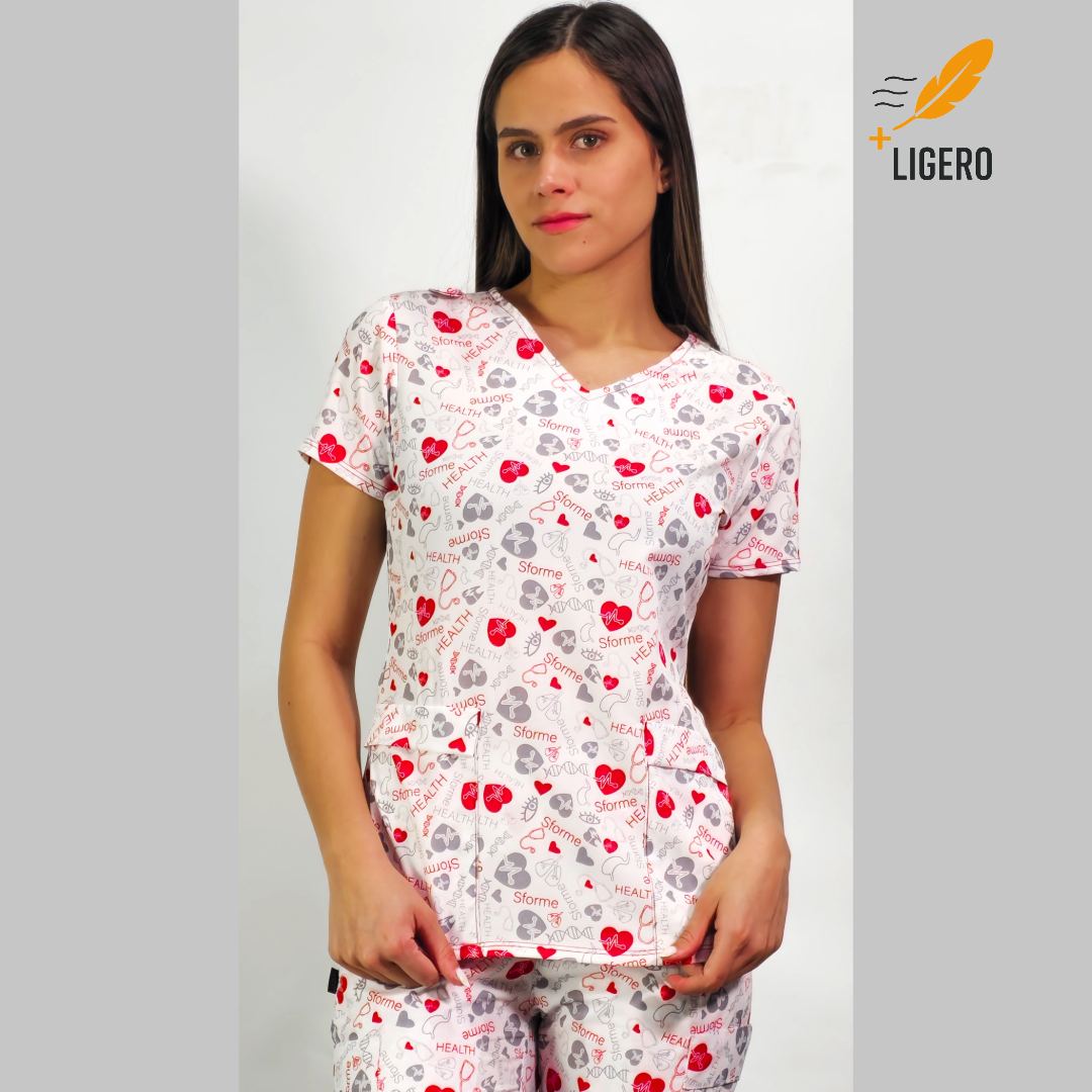 Filipina Quirurgica  600 Dama Health-Sforme, Scrubs Estampados