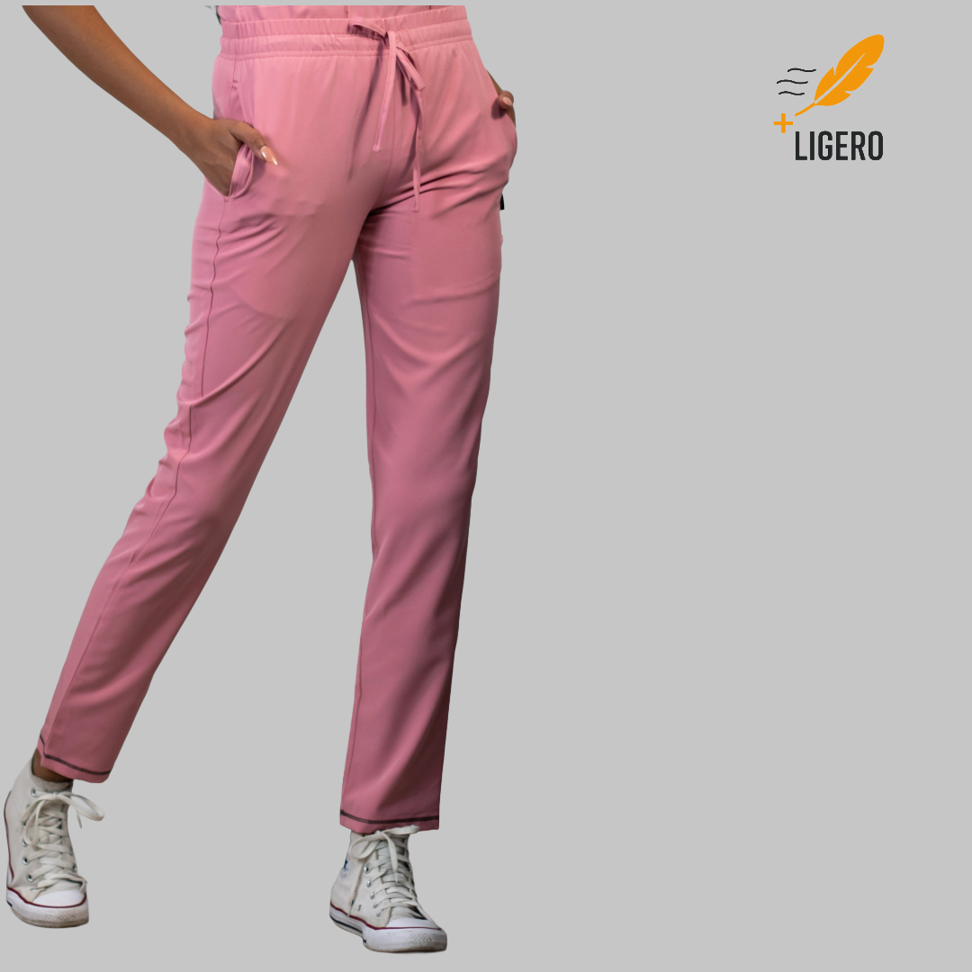Pantalón Quirurgico 2 Bolsas Estilo 600 Palo de Rosa Mujer F.W.