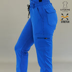 Pantalón Médico Quirúrgico para Mujer Color Azul Rey Superstretch