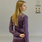 Blusa Interior Mujer Manga Larga | Morado Súper Stretch
