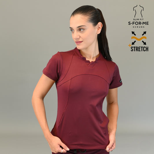 Filipina Est. 910 Quirúrgica Vino Mujer, Super Stretch, Scrubs 910