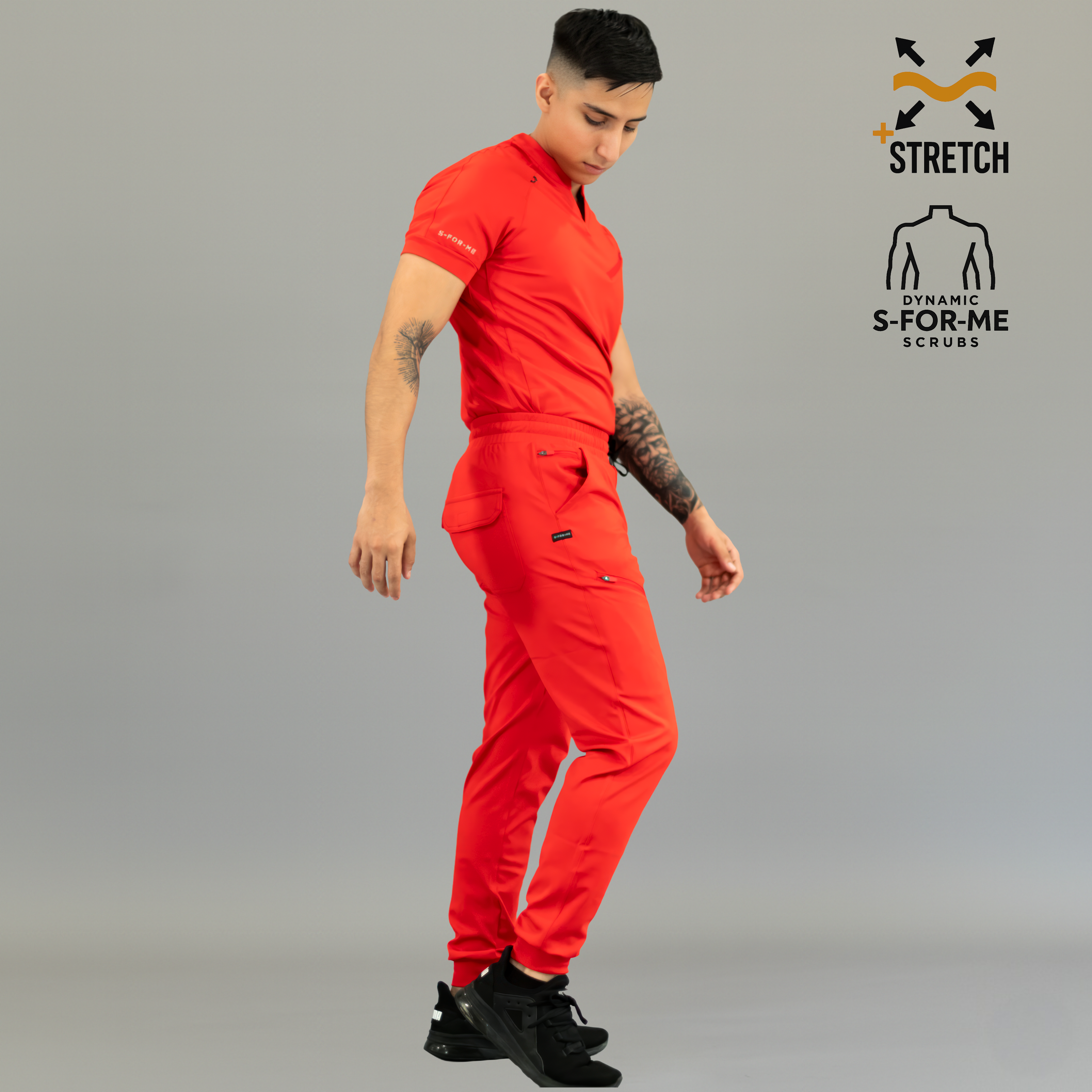 Jogger Rojo Super Stretch Hombre, Scrubs 905