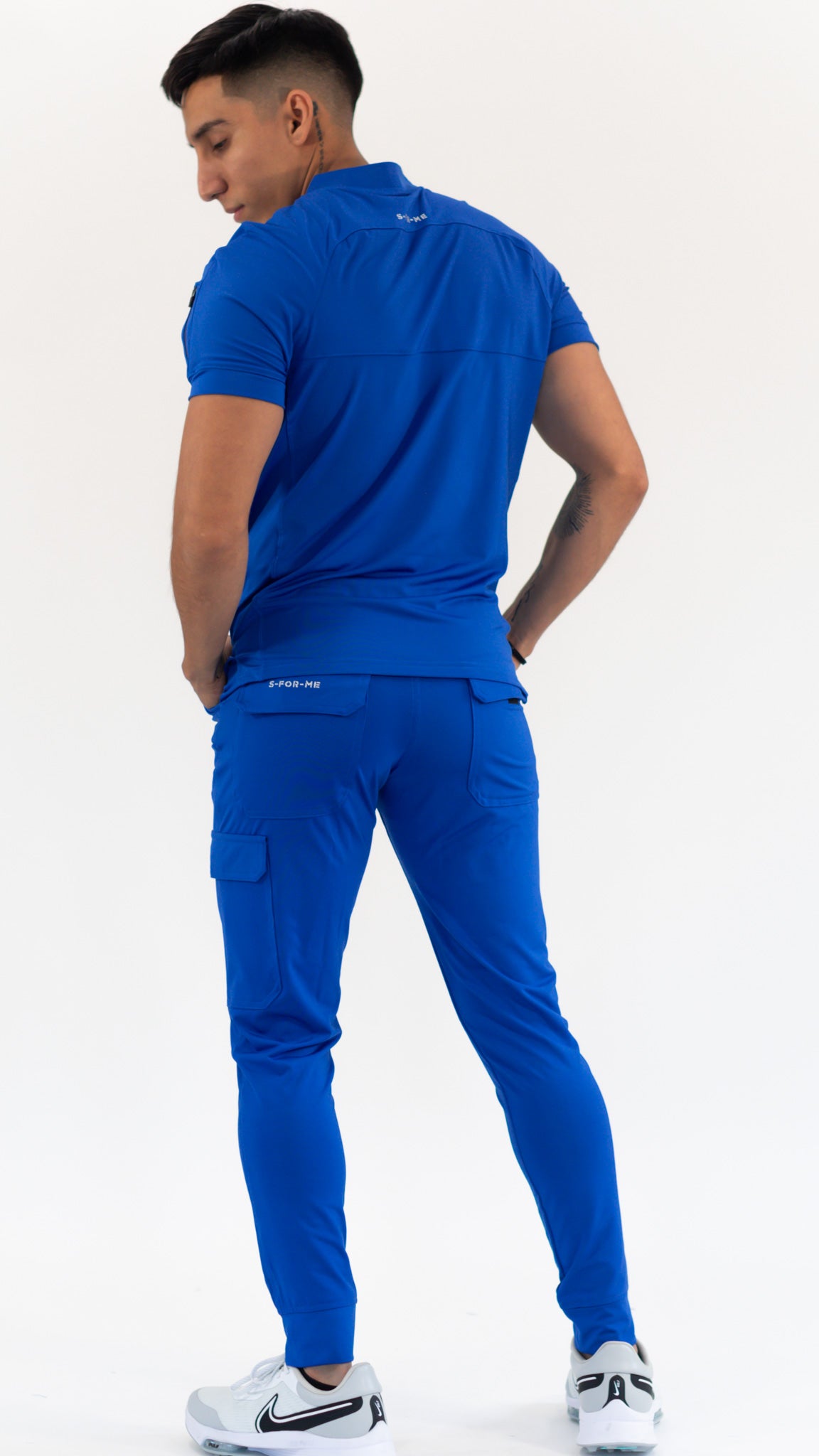 Filipina Quirúrgica Super Stretch Azul Rey Hombre, Scrubs 905