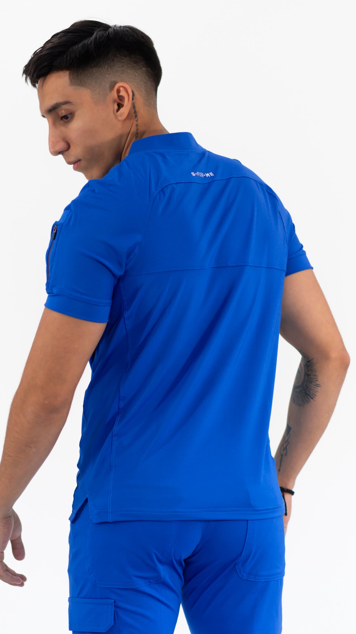 Filipina Quirúrgica Super Stretch Azul Rey Hombre, Scrubs 905