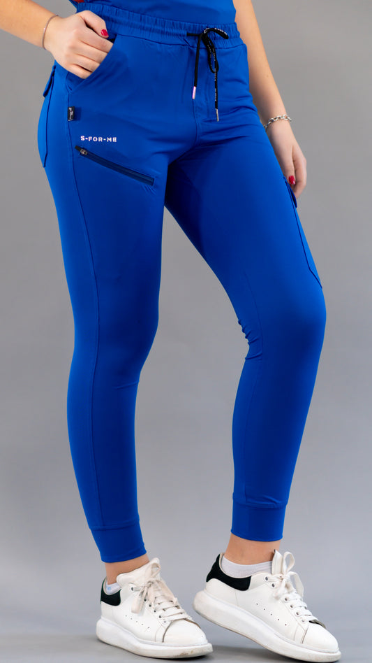 Jogger Unisex Quirúrgico Super Stretch Azul Rey, Scrubs 905