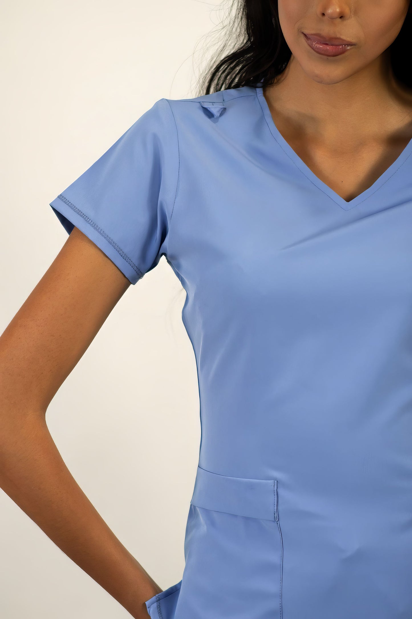 Filipina Quirúrgica Azul Francia Mujer F.W, Scrubs 600 (Uniformes Medicos)