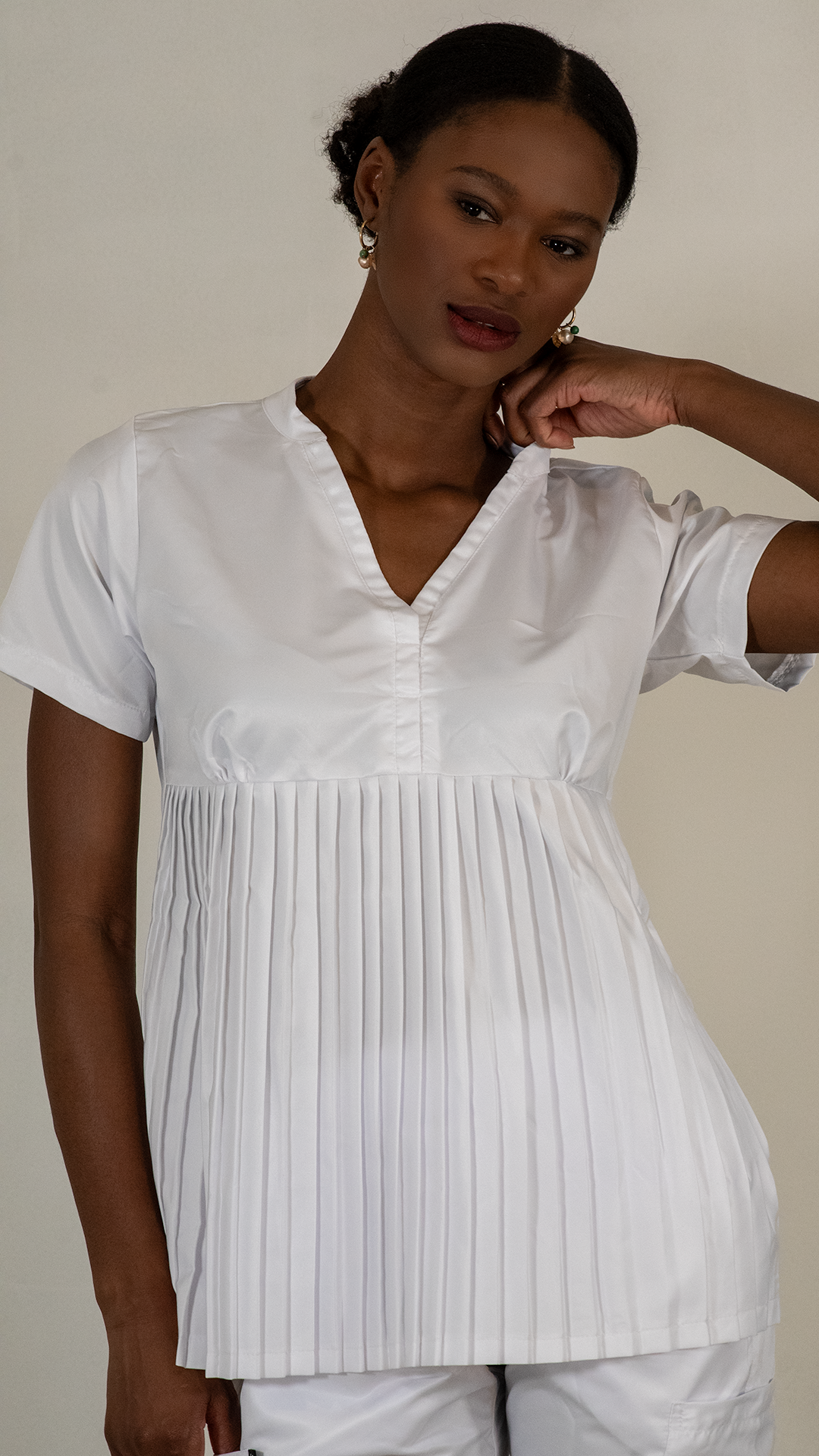 Filipina Clinica  Microfibra 705 Maternity Blanco Relajado unica