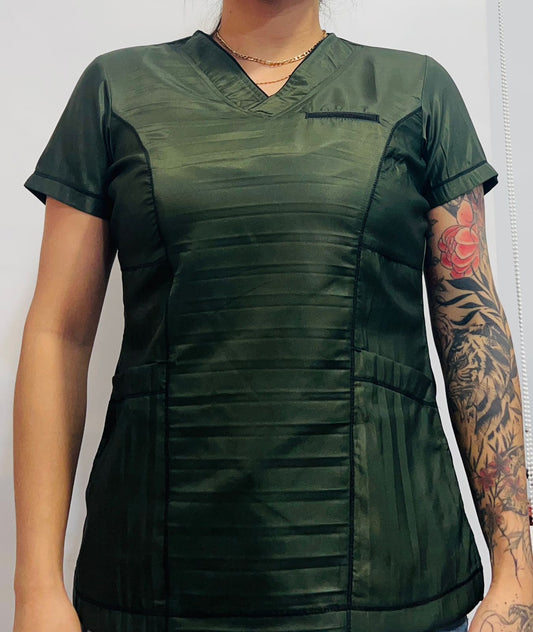 women´s Top 501 MF verde militar/ negra