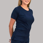 Filipina Quirúrgica Azul Marino Mujer, Super Stretch, Scrubs 901 — vista adicional