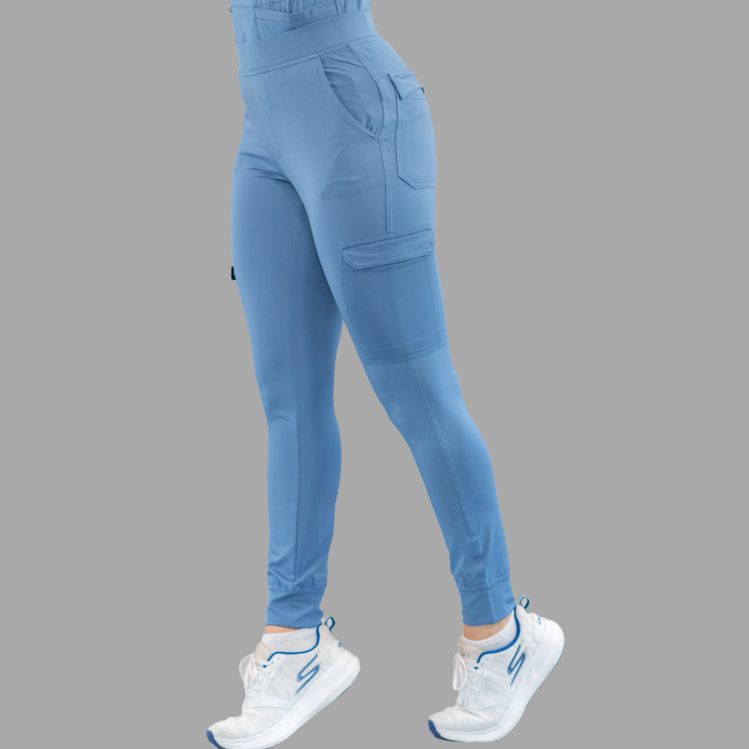 Jogger Quirúrgico, Scrubs Super Stretch Mujer 901 Azul Cornflower