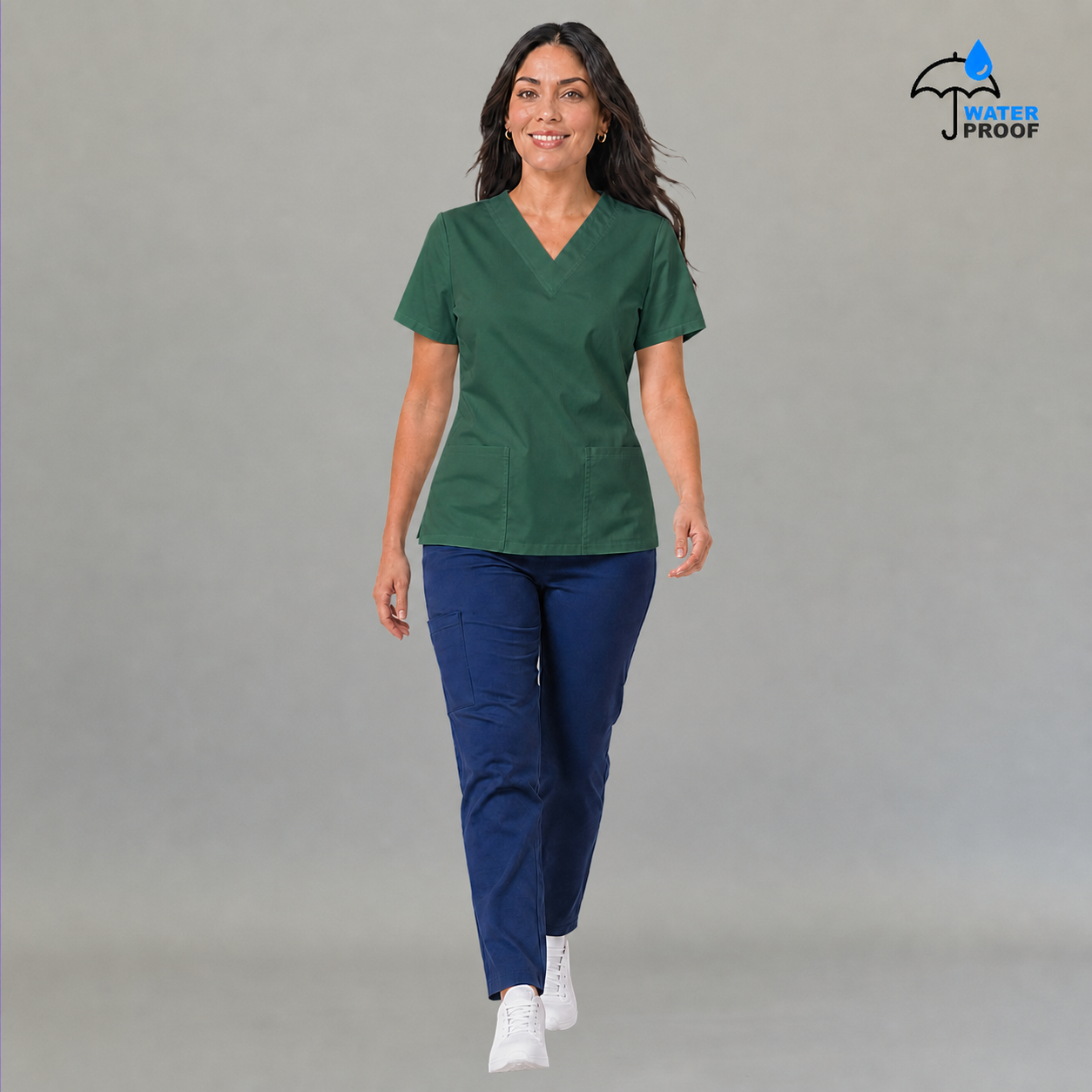 Filipina 502 Quirúrgica Mujer Verde Botella Antifluido FW